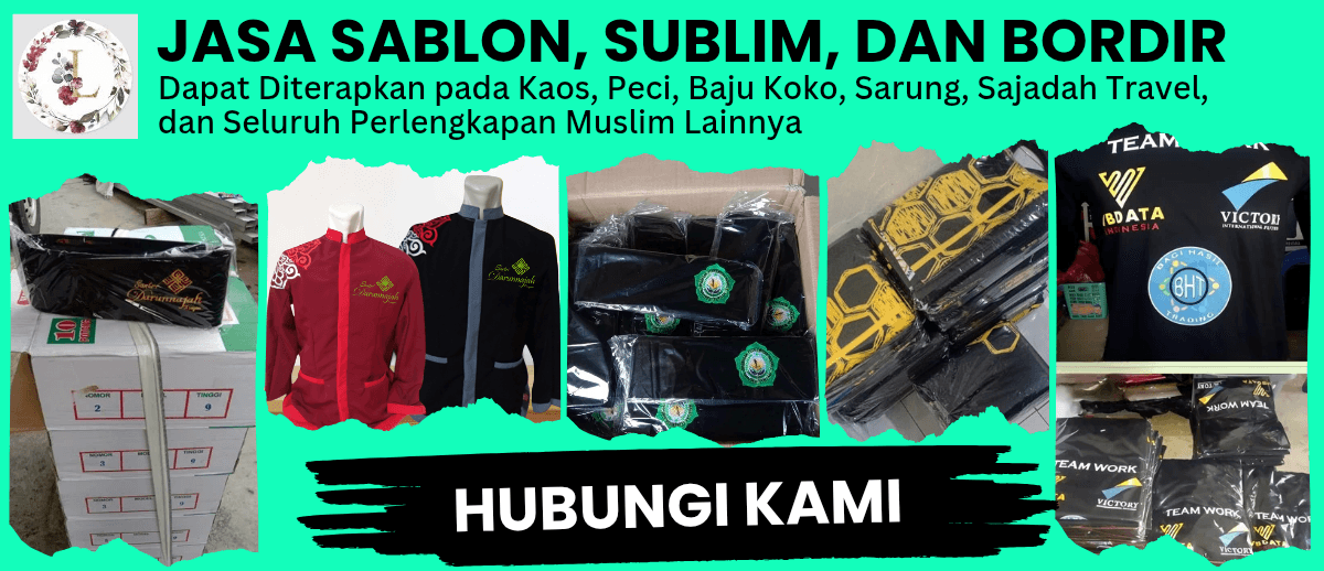 Jasa Sablon, Sublim, dan Bordir LiiyStore
